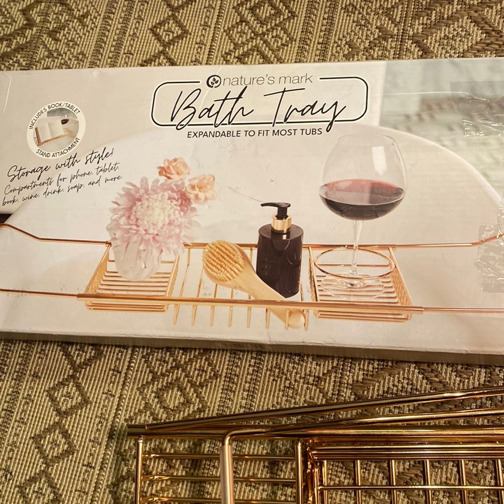 Natures Mark Bathtub Butler Opened Box